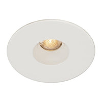 WAC Lighting HR-LED231R-30-WT White LEDme Miniature Round Recessed Task Light 3000K Soft, 1