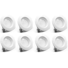 Load image into Gallery viewer, 8-Pack Bioluz LED 5&quot;/6&quot; Recessed Lighting Dimmable LED Lighting Fixture Ceiling Light 75 Watt Replacement Uses 12 Watt 3000K SOFT WHITE 840 Lumens UL Listed CEC JA8 Title 24 Compliant Downlight 90 CRI
