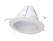 Load image into Gallery viewer, Nicor Lighting 6 Inch White Airtight Cone Baffle Trim (17548 A)
