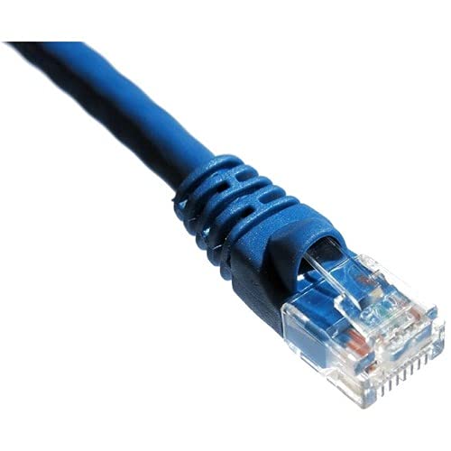 Axiom C6MBSFTPB2-AX 2ft Cat6 550MHz S/FTP Shielded Patch Cable Molded Boot (Blue)