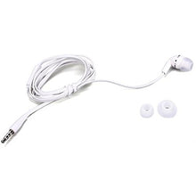 Load image into Gallery viewer, Premium Flat Wired Headset Mono Handsfree Earphone Mic Single Earbud Headphone Earpiece in-Ear [3.5mm] White for iPhone 6S - ASUS Google Nexus 2 7
