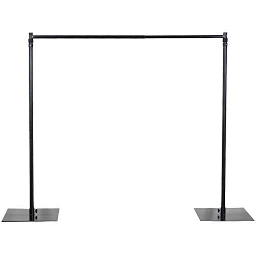 BalsaCircle 10 feet x 10 feet Heavy Duty Backdrop Stand Kit with Steel Base - Wedding Background Support System for Photography