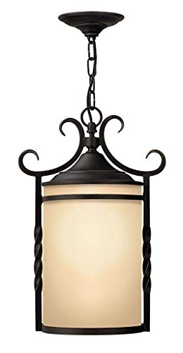 Hinkley 1142OL Transitional One Light Hanging Lantern from Casa Collection in Bronze/Darkfinish,