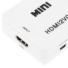Load image into Gallery viewer, Mini HDMI to VGA Converter With Audio HDMI2VGA 1080P Adapter Connector For PC Laptop to HDTV Projector with HDMI2VGA Converter
