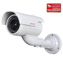Load image into Gallery viewer, VideoSecu Dummy Fake Imitation Bullet Security Camera Simulated Decoy Infrared IR LED with Blinking Light DMYIRV2 M4V
