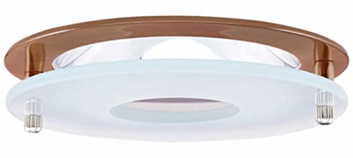 Elco Lighting EL1426CP 4 Low Voltage Adjustable Clear Reflector with Suspended Frosted Glass