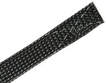 Load image into Gallery viewer, ALPHA WIRE G120NF18 BK005 SLEEVING, EXPANDABLE, 6.35MM, BLK/WHT TRAC, 100FT
