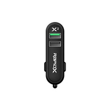 Load image into Gallery viewer, RapidX RXX2QCBLK X2 2 Port Car Charger with Quick Charge Black (RX-X2QCBLK)

