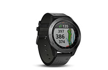 Load image into Gallery viewer, Garmin Approach S60, Premium GPS Golf Watch with Touchscreen Display and Full Color CourseView Mapping, Black w/ Leather Band
