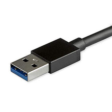 Load image into Gallery viewer, StarTech.com 4 Port USB 3.0 Hub - USB-A to 4x USB 3.0 Type-A with Individual On/Off Port Switches - SuperSpeed 5Gbps USB 3.1/3.2 Gen 1 - USB Bus Powered - Portable - 9.8&quot; Attached Cable (HB30A4AIB)
