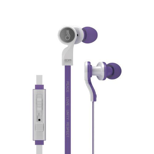 MEE audio EDM Universe D1P In-Ear Headphones with Headset Functionality (Respect/Purple)
