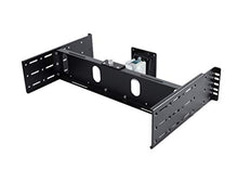 Load image into Gallery viewer, RLCD-FRAME2BK12-K2 VESA LCD Monitor/TV Rackmount Adapter Kit for LCD Monitor from 15 inch to 24 inch &amp; Supports Intel NUC Mini Computer for 2 Post or 4 Post Standard 19 inch Rack Cabinet
