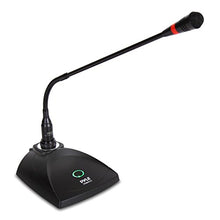 Load image into Gallery viewer, Desktop Gooseneck Wired Microphone System - Table Mounted Corded Voice Condenser Mic with Pop Filter - XLR to 1/4&#39;&#39; Sound Cord - for Karaoke, Conference, Studio Audio Recording - Pyle Pro PDMIKC5
