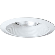 Load image into Gallery viewer, Progress Lighting P8075-28 Transitional Long Neck Baffle Trim Collection in White Finish, 7-3/4-Inch Diameter
