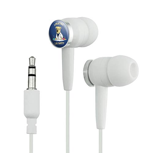 GRAPHICS & MORE I Practice Lab Safety Labrador Retriever Funny Humor Novelty in-Ear Earbud Headphones