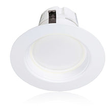 Load image into Gallery viewer, 4&quot;-Inch 850 Lumens Maxxima Dimmable LED Retrofit Downlight 4000K Neutral White, 850 Lumens Energy Star, 75 Watt Equivalent Straight E26 connection Cable (Pack of 4)
