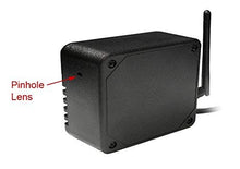Load image into Gallery viewer, 1080p IMX323 Chip Super Low Light WiFi Spy Camera with Recording &amp; Remote Internet Access; Black Box Style with Pinhole Lens (Flushed-V-Ant)
