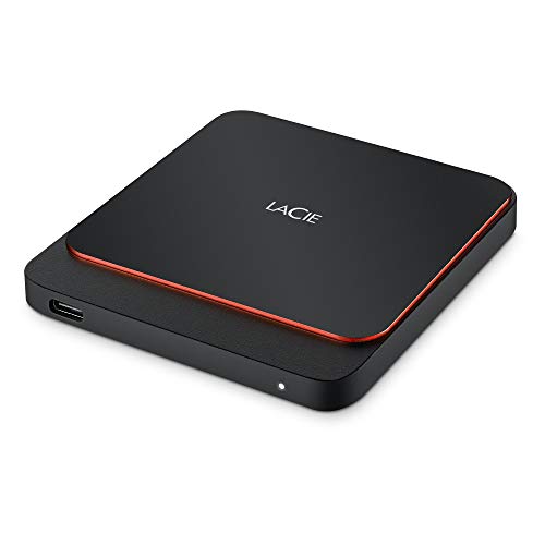 LaCie Portable SSD High Performance External SSD USB-C USB 3.0 Thunderbolt 3 500GB STHK500800