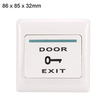 Load image into Gallery viewer, uxcell NO Momentary Push Exit Release Button Switch Panel for Door Access Control Systems
