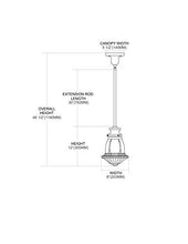 Load image into Gallery viewer, Elk 69039-1 Schoolhouse 1-Light Pendant, 12-Inch, Oiled Bronze
