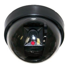 Load image into Gallery viewer, VideoSecu 3 Fake Dummy Dome Imitation Security Cameras Flashing LED Red Light Cost-effective CCTV Simulated Home Surveillance with Bonus Warning Stickers ME2
