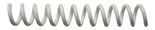 Spiral Binding Coils 7mm (9/32 x 12) 4:1 [pk of 100] White