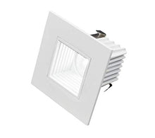 Load image into Gallery viewer, NICOR Lighting 2 inch Square LED Downlight with Baffle Trim in White, 4000K (DQR2-10-120-4K-WH-BF)
