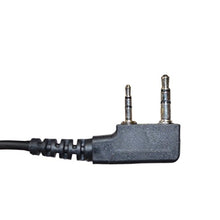 Load image into Gallery viewer, HQRP 4-Pack Acoustic Tube Earpiece PTT Throat Mic Headset for Kenwood TK-3360, TK-3400, TK-3402, TK-5220 + HQRP UV Meter
