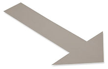 Load image into Gallery viewer, Ind Floor Tape Markers, Arrow, Gray, PK 50
