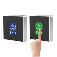 DC12V NC NO Door Exit Release Button Switch Panel LED Light for Door Access Control System
