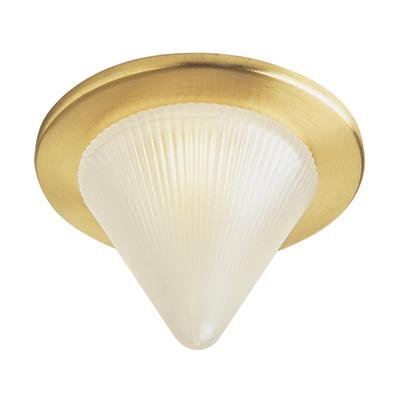 Dainolite Lighting DL221-SB Trim Glass Cone, Satin Brass Finish