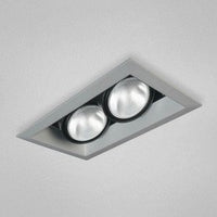 Eurofase TE132-0N 2-Light PAR30 Recessed Mutiple Strip Trim, Platinum