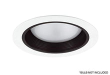 Load image into Gallery viewer, Nicor Lighting 6 Inch Black Airtight Cone Baffle Trim (17549 A)
