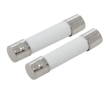 Load image into Gallery viewer, uxcell 100 Pcs 6x30mm 250V 5A Cylinder Contact Cap Ceramic Fuses
