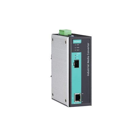Industrial Giga Media Converter, 10/100/1000BaseT(X) to 1000BaseSX/LX/LHX/ZX, 0 to 60C