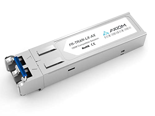 AXIOM Memory - FR-TRAN-LX-AX - Axiom - SFP (Mini-Gbic) Transceiver Module (Equivalent to: Fortinet FR-Tran-Lx) - GigE - 1000Base-Lx - LC Single-Mode - Up to 6.2 Miles - 1310 Nm