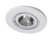 Load image into Gallery viewer, NICOR Lighting 3 inch White Recessed Gimbal Trim for MR16 Bulb (13007WH)
