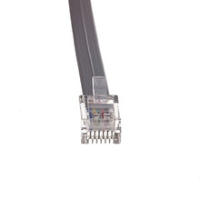 Load image into Gallery viewer, GOWOS Telephone Cord (Voice), RJ12, 6P / 6C, Silver Satin, Reverse, 14 Feet
