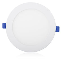 Load image into Gallery viewer, Maxxima 6 in. Dimmable Slim Round LED Downlight, Flat Panel Light Fixture, Recessed Retrofit, 1050 Lumens, Warm White 2700K, 14 Watt, Junction Box Included
