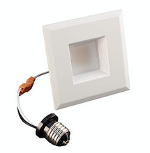 Load image into Gallery viewer, NICOR Lighting 3 inch White Square LED Recessed Downlight in 2700K (DQR3-10-120-2K-WH-BF)
