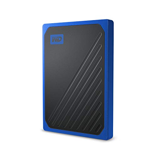 WD 500GB My Passport Go Cobalt SSD Portable External Storage - WDBY9Y5000ABT-WESN (Old model)