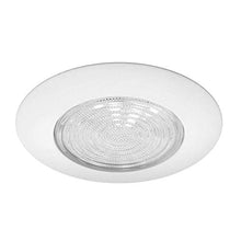 Load image into Gallery viewer, Four-Bros Lighting FLP/6PK Shower Trim 6&quot; Inch Fresnel Lens with White Plastic Trim-60 Watt Max. -for Wet Locations Glass Can Light Ul Listed-Pack of 6
