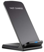Wireless Charger, Qi Certified Fast Wireless Charging Stand Compatible with iPhone X/8/8plus, Samsung Galaxy S6/S7/S8/S6 Edge/S7 Edge/S8/Note 5/ Note 8, Nokia 1520, LG G2/ G3, Nexus 5/6/7 and More.