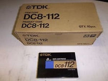 Load image into Gallery viewer, TDK DC8-112 New Sealed 8mm 2.5 GB DC8-112 Media Data Tape Cartridge (DC8112), New
