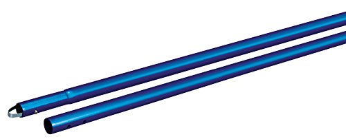 Kraft Tool CC289SB Anodized Aluminum 1-3/4-Inch Swaged Button Handle, 72-Inch, Blue