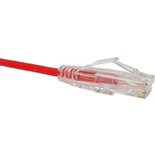 Load image into Gallery viewer, Unirise USA Clearfit Slim Cat6 Patch Cable, Snagless, Red, 1ft CS6-01F-RED
