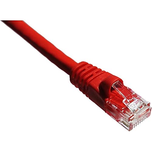 AXIOM AXG95829 5FT CAT6A 650mhz Patch Cable Molded Boot (Red) - TAA Compliant