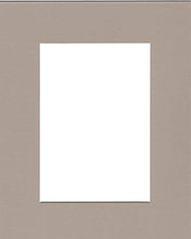 Load image into Gallery viewer, Pack of (2) 20x24 Acid Free White Core Picture Mats Cut for 16x20 Pictures in Tan
