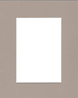 Pack of (2) 20x24 Acid Free White Core Picture Mats Cut for 16x20 Pictures in Tan