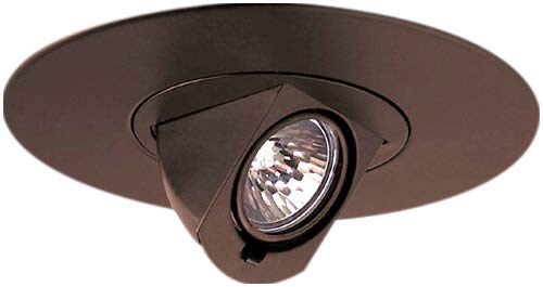 Elco Lighting EL1597BZ 6 Low Voltage Retrofit Trim - Adjustable Pull Down with Directional Snoot